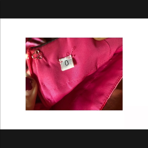 Sherri Hill Pink Rose Floral Two Piece Spring Prom Dress Size 0 NWT - Picture 10 of 12